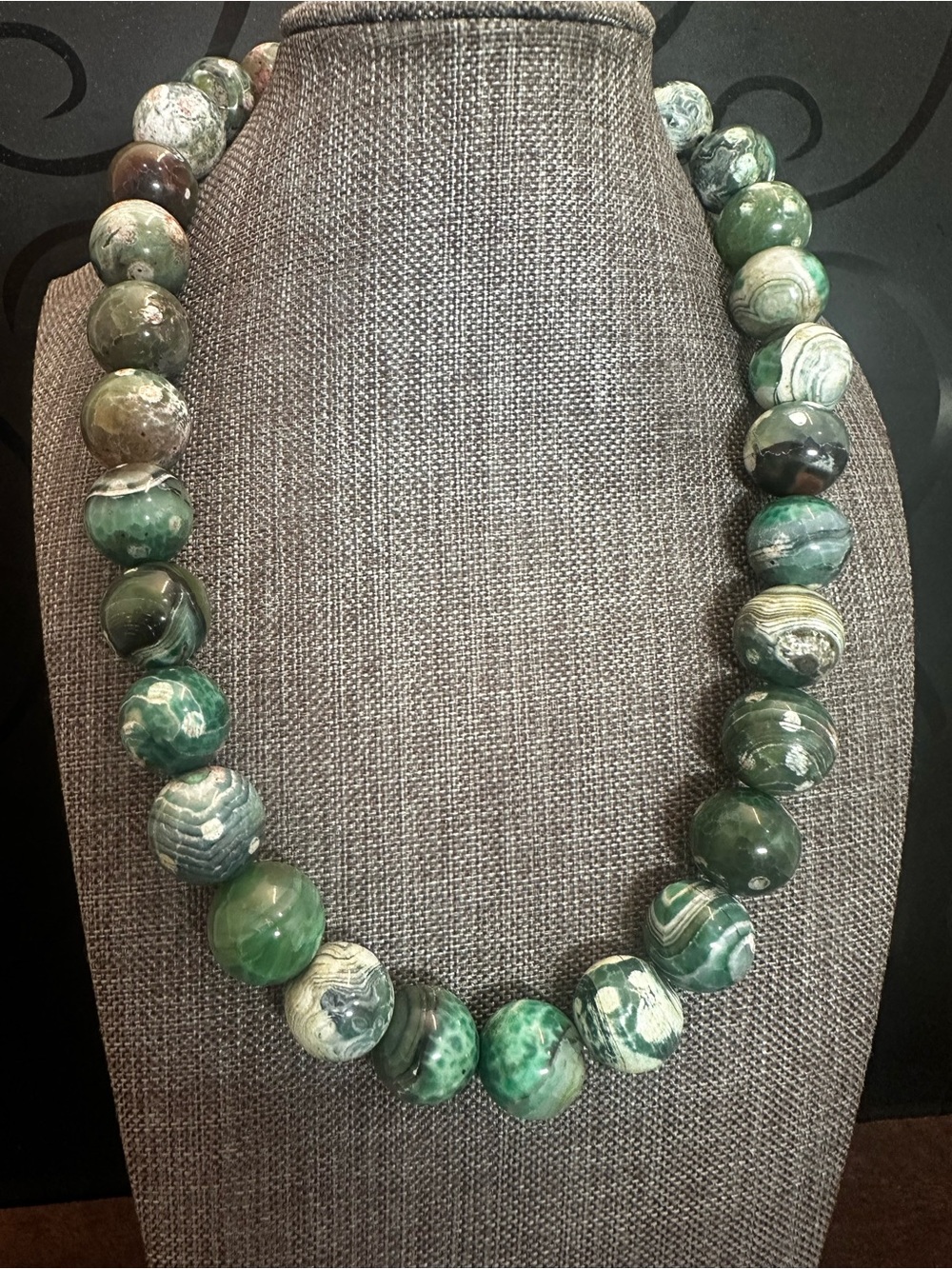 Green Ocean  Jasper Beaded Necklace - Women Jewelry